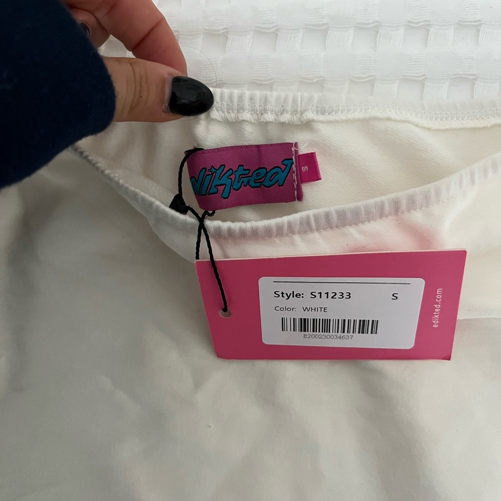 Edikted White Skirt